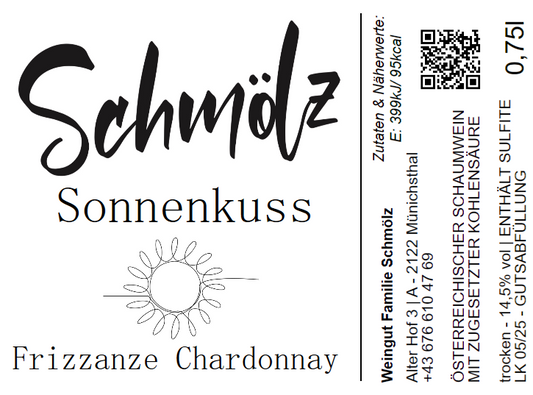 Sonnenkuss - Frizzante Chardonnay